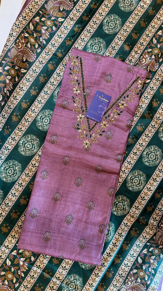 Mulberry Silk Boota Print Suit Dress Material