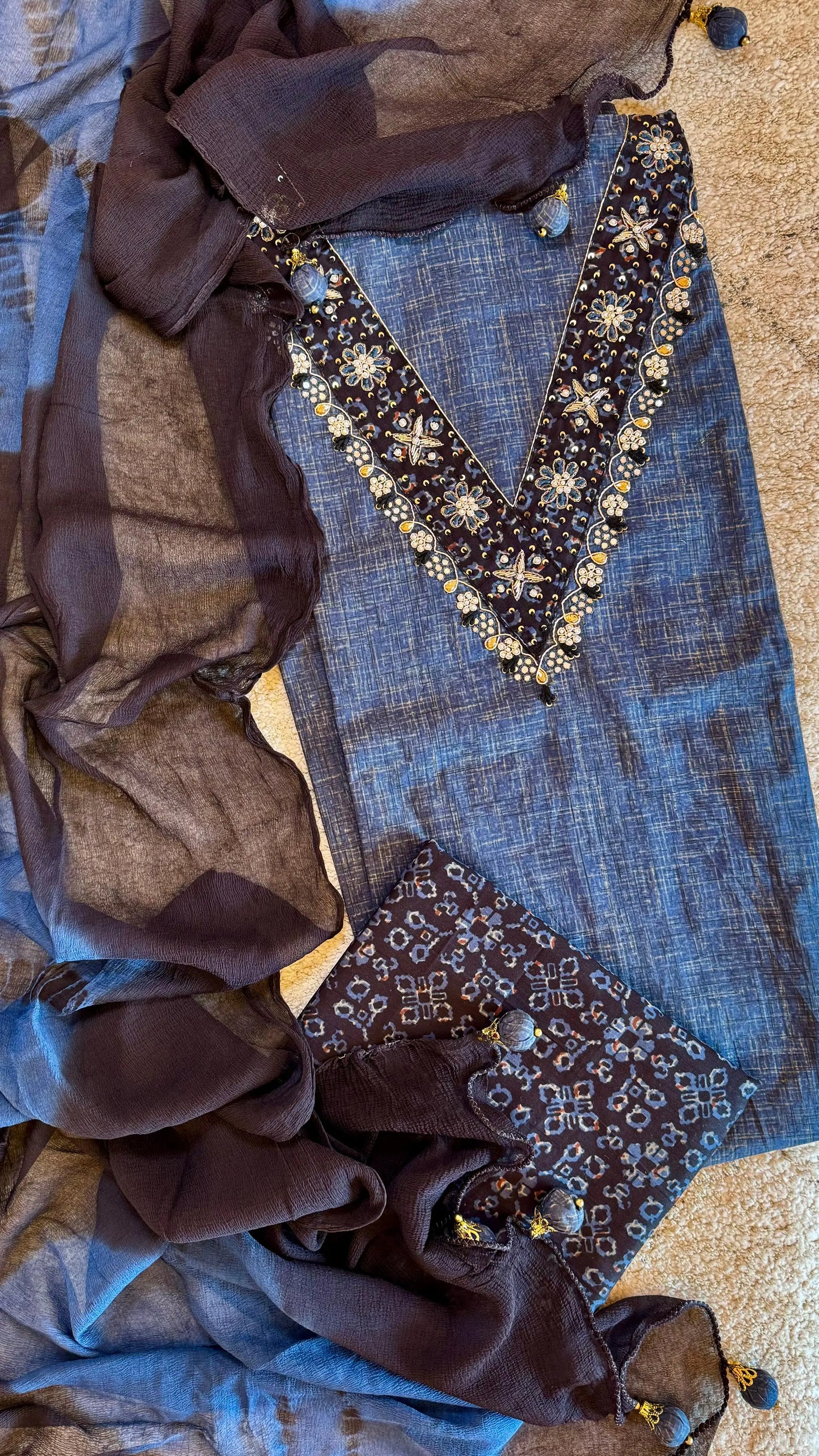 Women Pure Cotton Digital Print Suit Dress Material Reyshaa