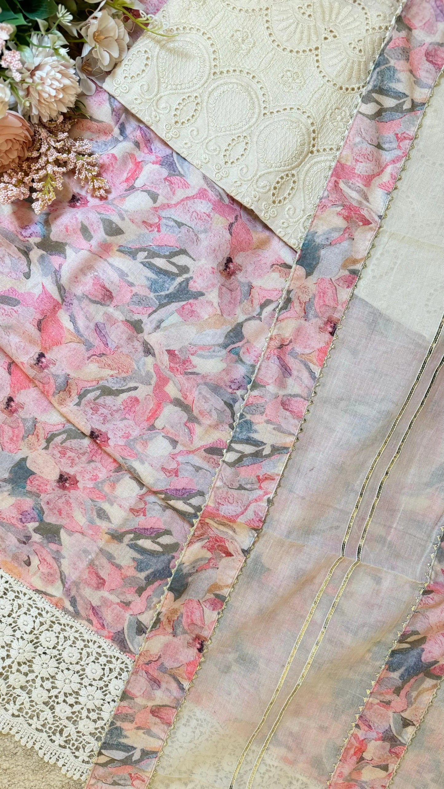 Women Premium Cotton Print Suit Dress Material