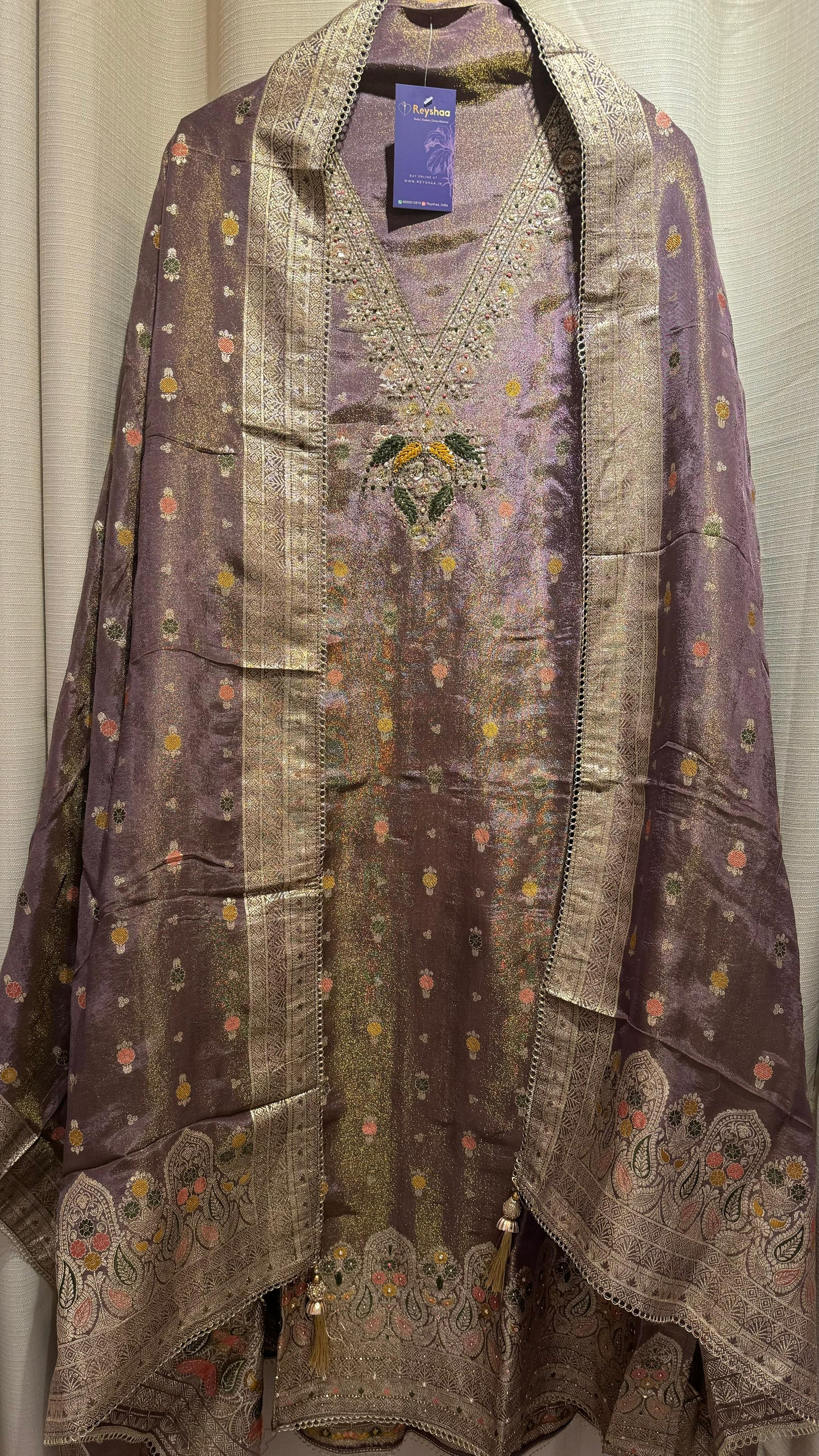 Kanjeevaram Silk Suit Dress Material