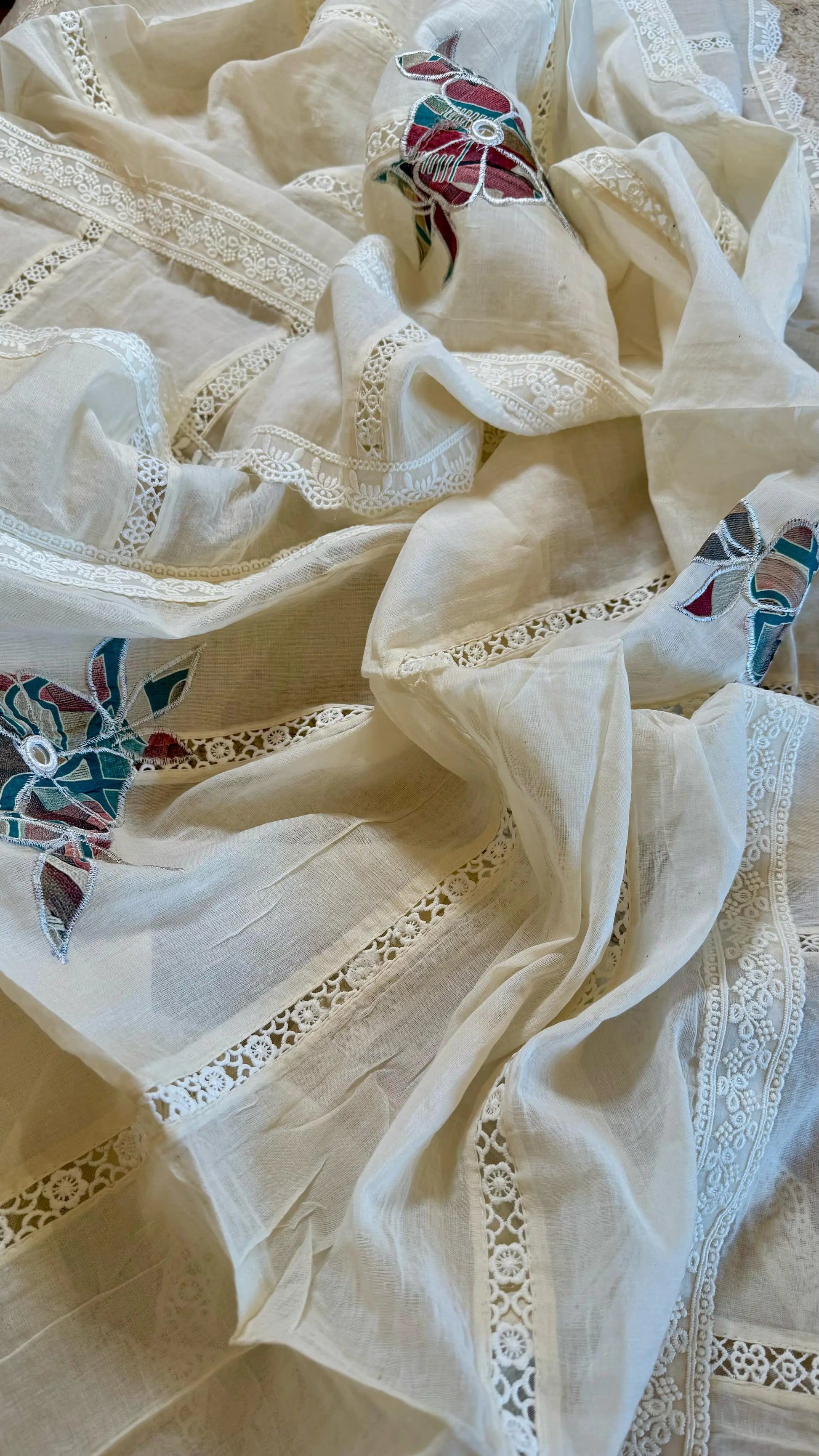 Women Pure Lawn Cotton Botanical Print Pakistani Suit Dress Material Reyshaa