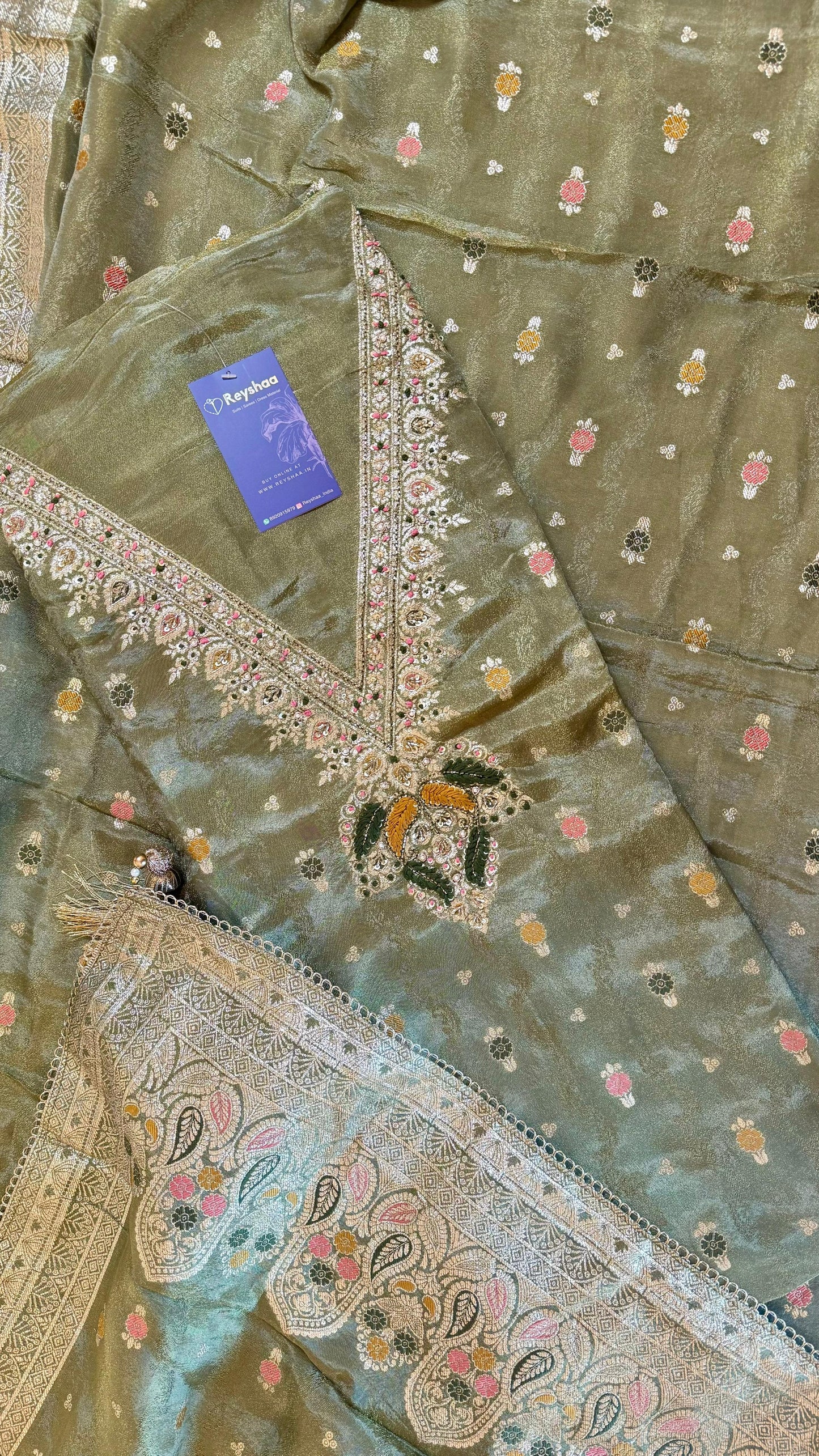 Kanjeevaram Silk Suit Dress Material