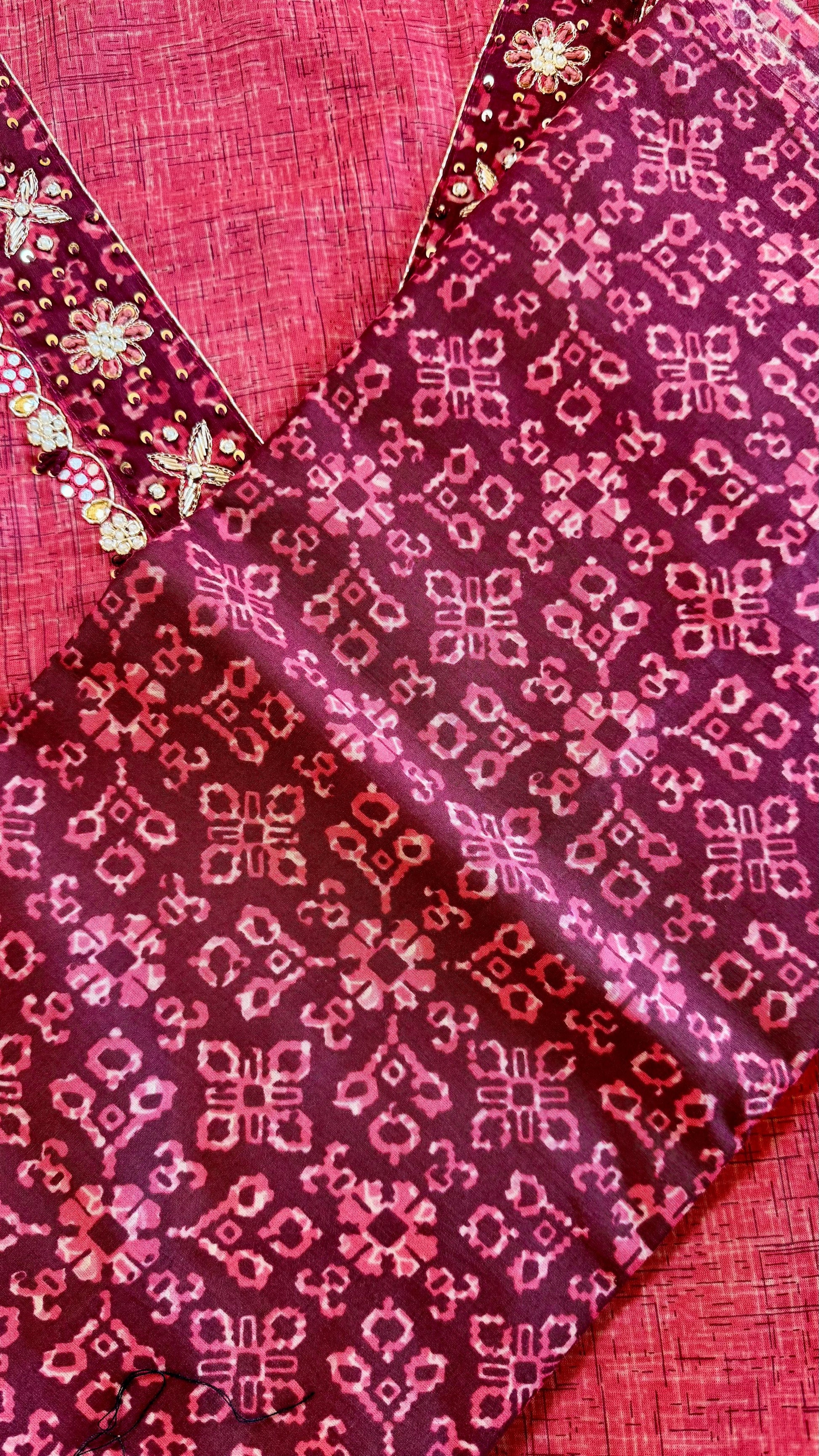 Women Pure Cotton Digital Print Suit Dress Material Reyshaa