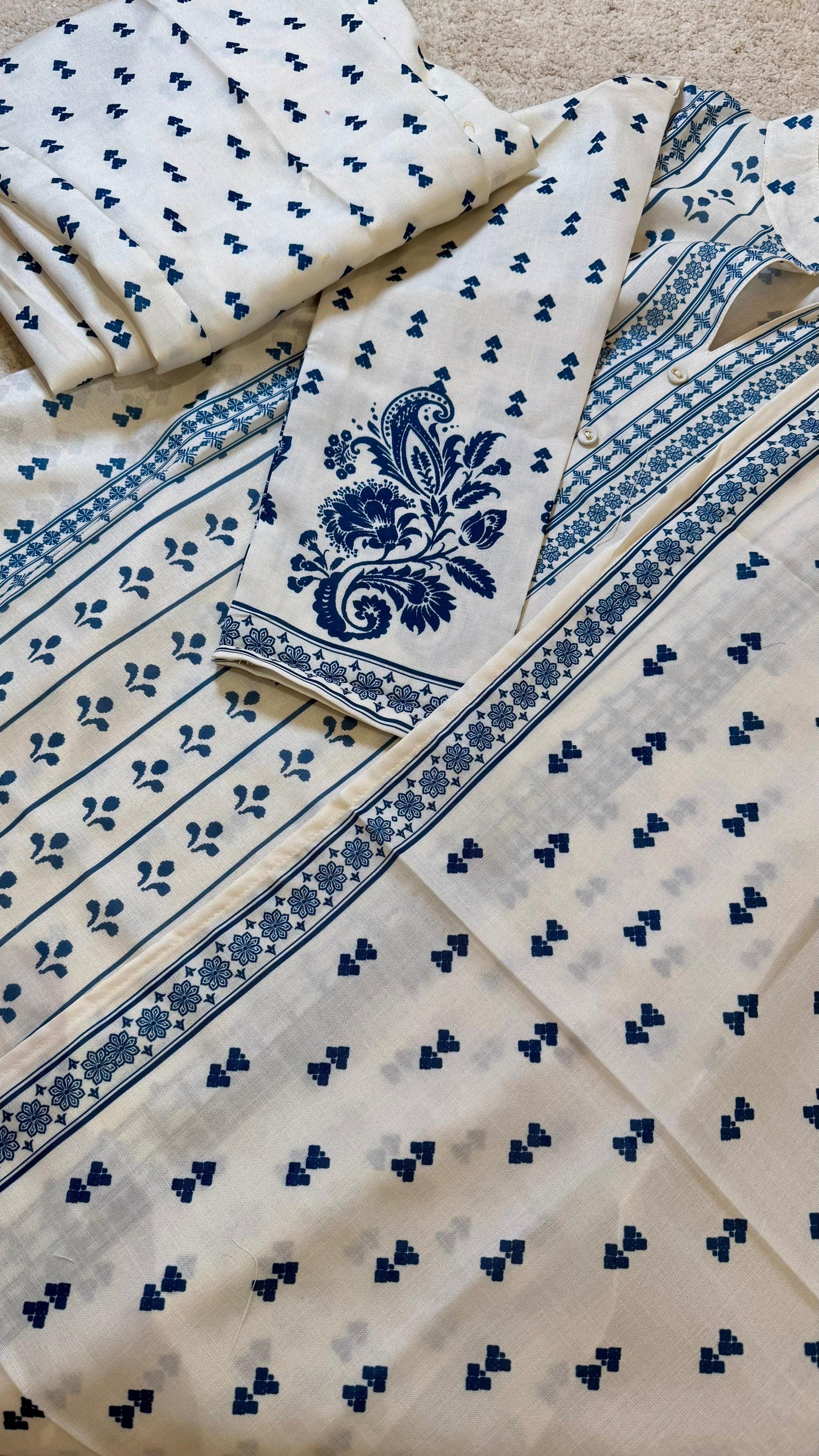 Women Anita Dongre-Inspired Printed Poly Crepe Readymade Suit Set