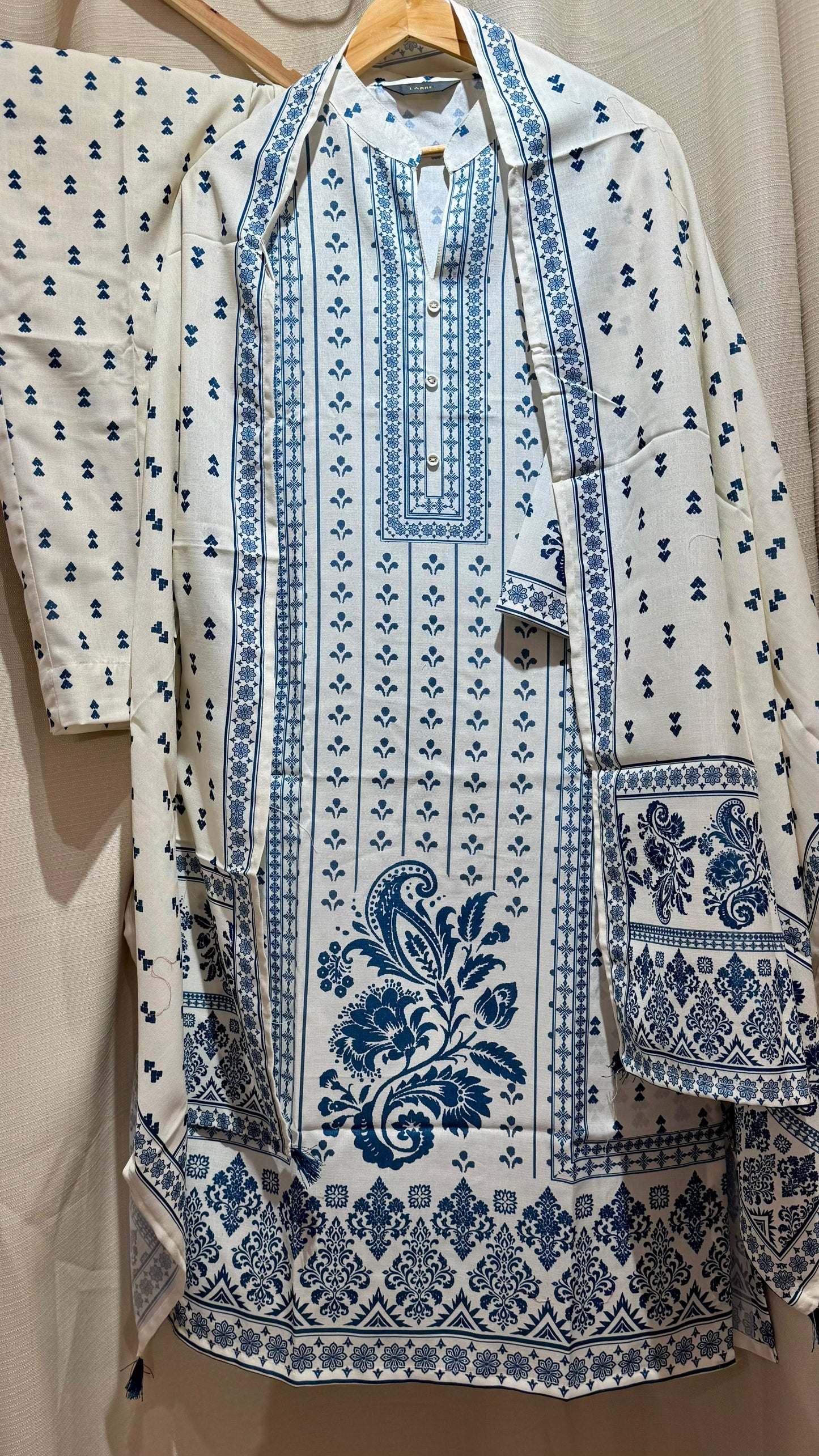 Women Anita Dongre-Inspired Printed Poly Crepe Readymade Suit Set
