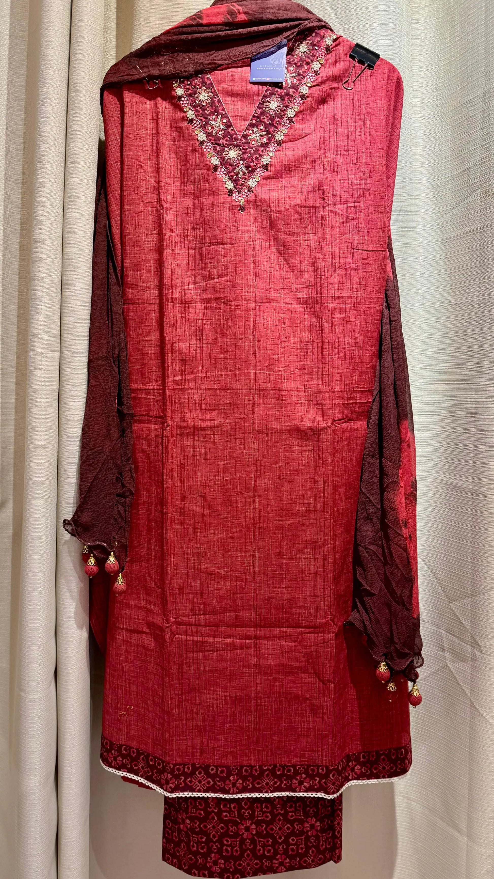 Women Pure Cotton Digital Print Suit Dress Material Reyshaa