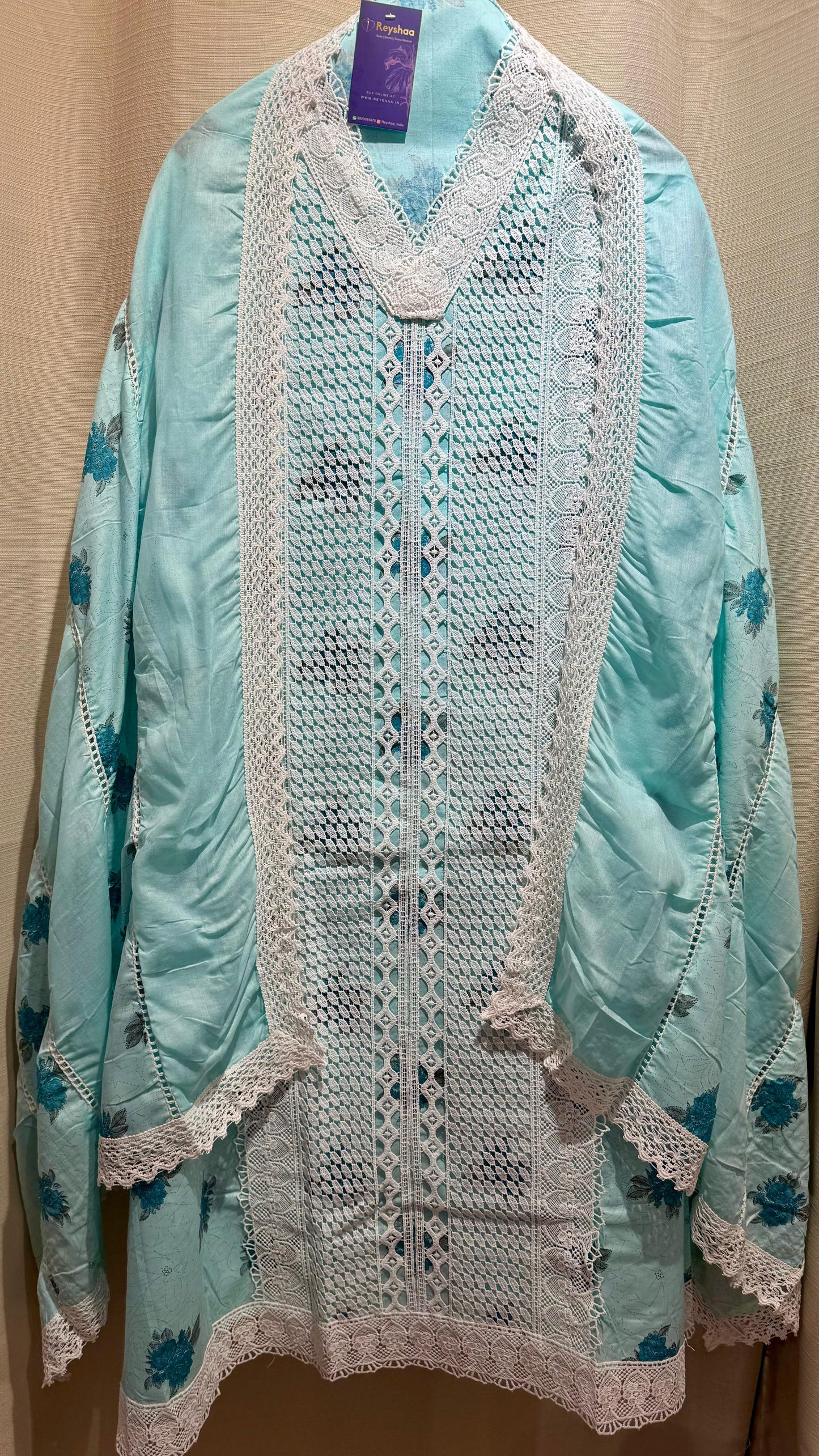 Women Lawn Cotton Floral Print Pakistani Suit Dress Material