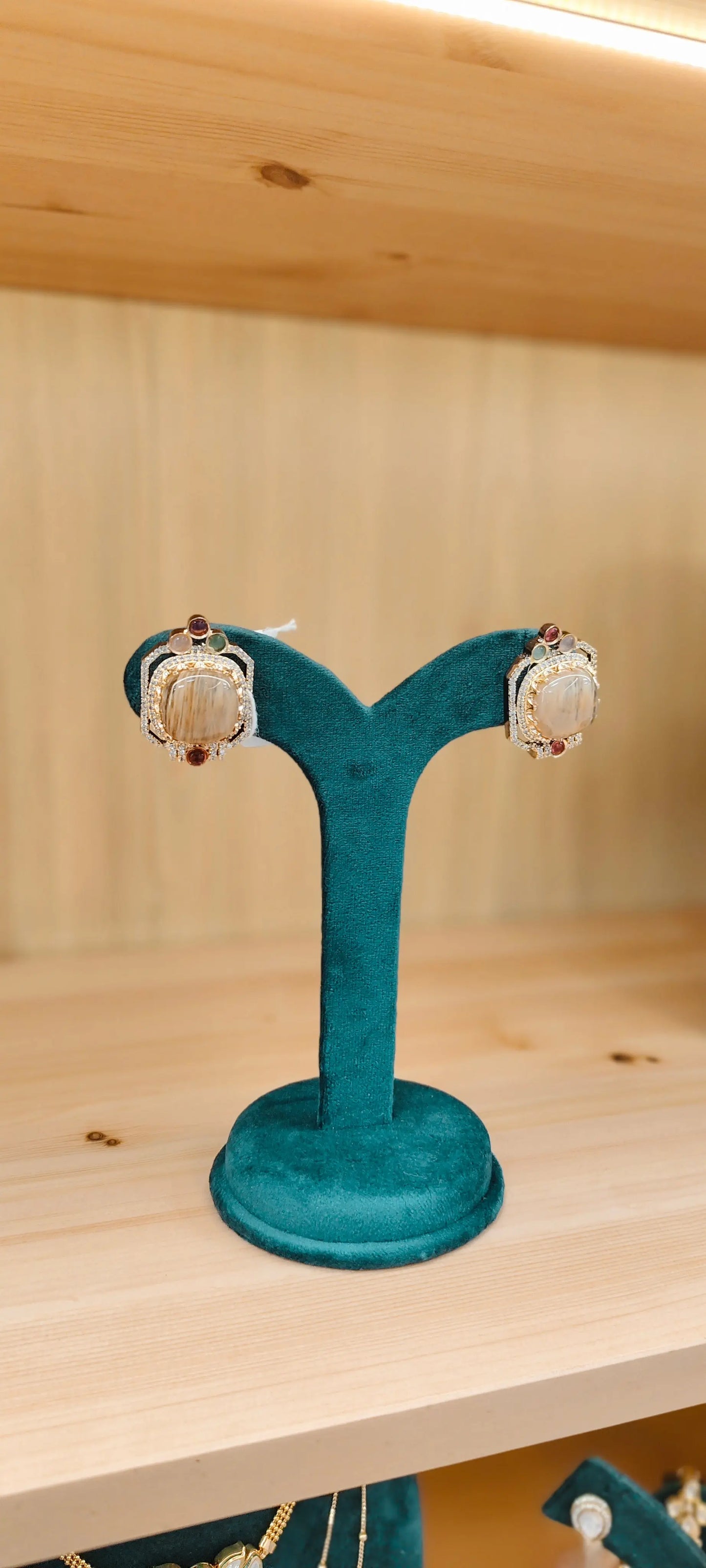 Sabyasachi Colored Stones Studs Reyshaa