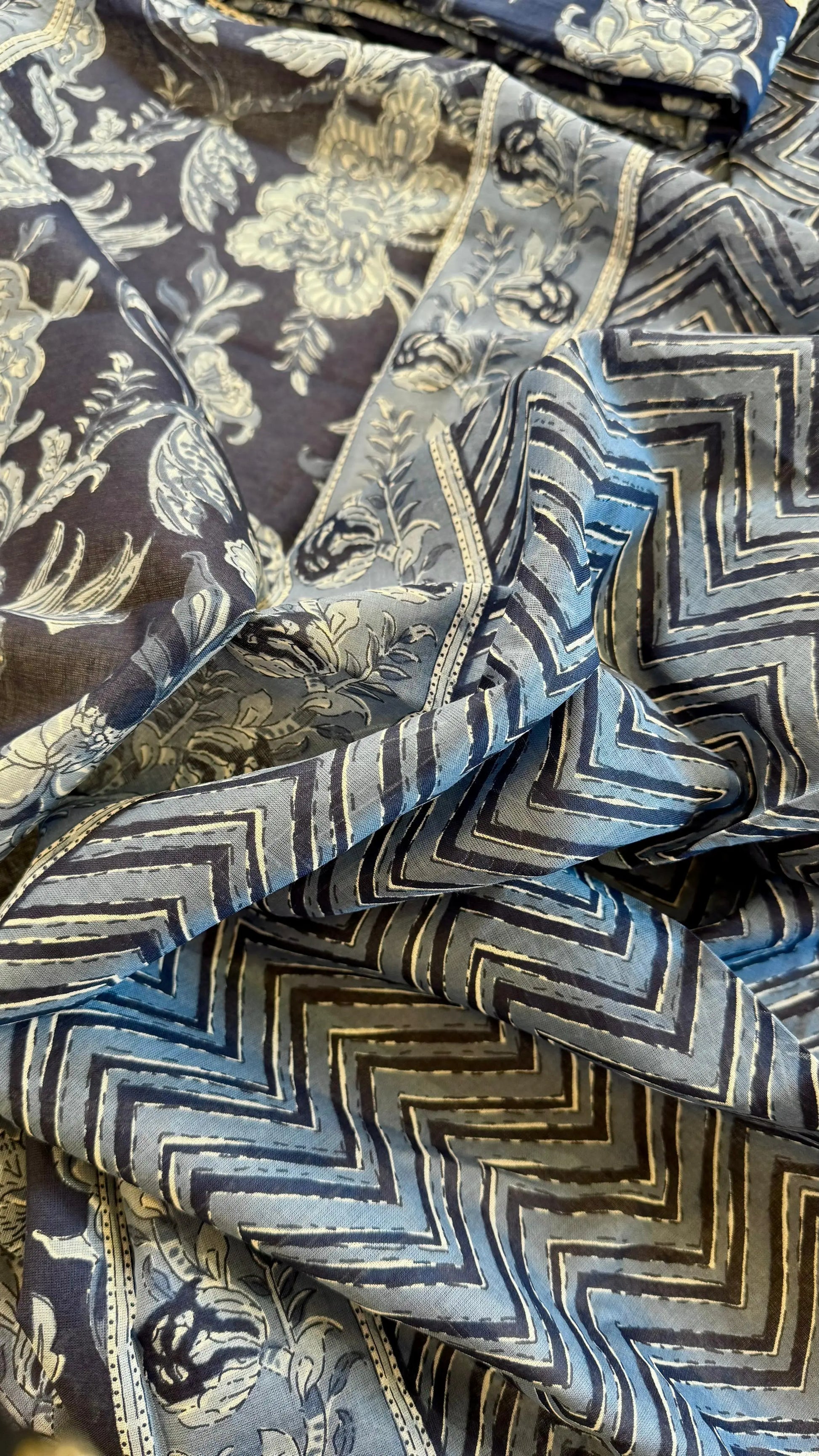 Women Pure Cotton Printed Suit Dress Material Reyshaa