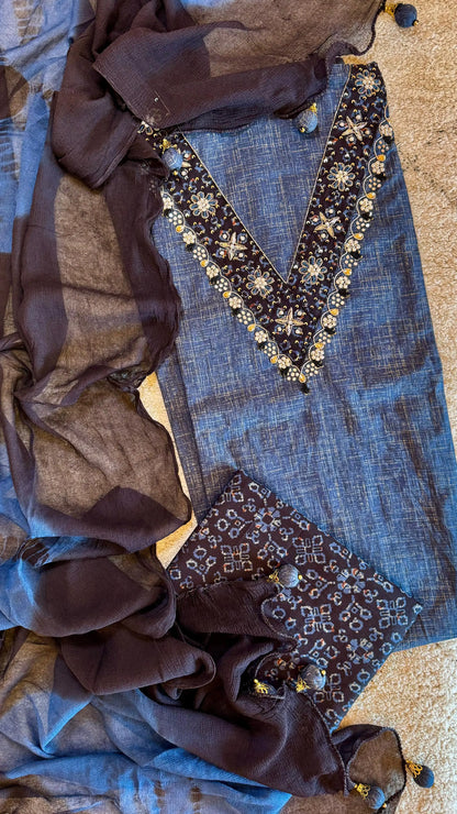 Women Pure Cotton Digital Print Suit Dress Material Reyshaa