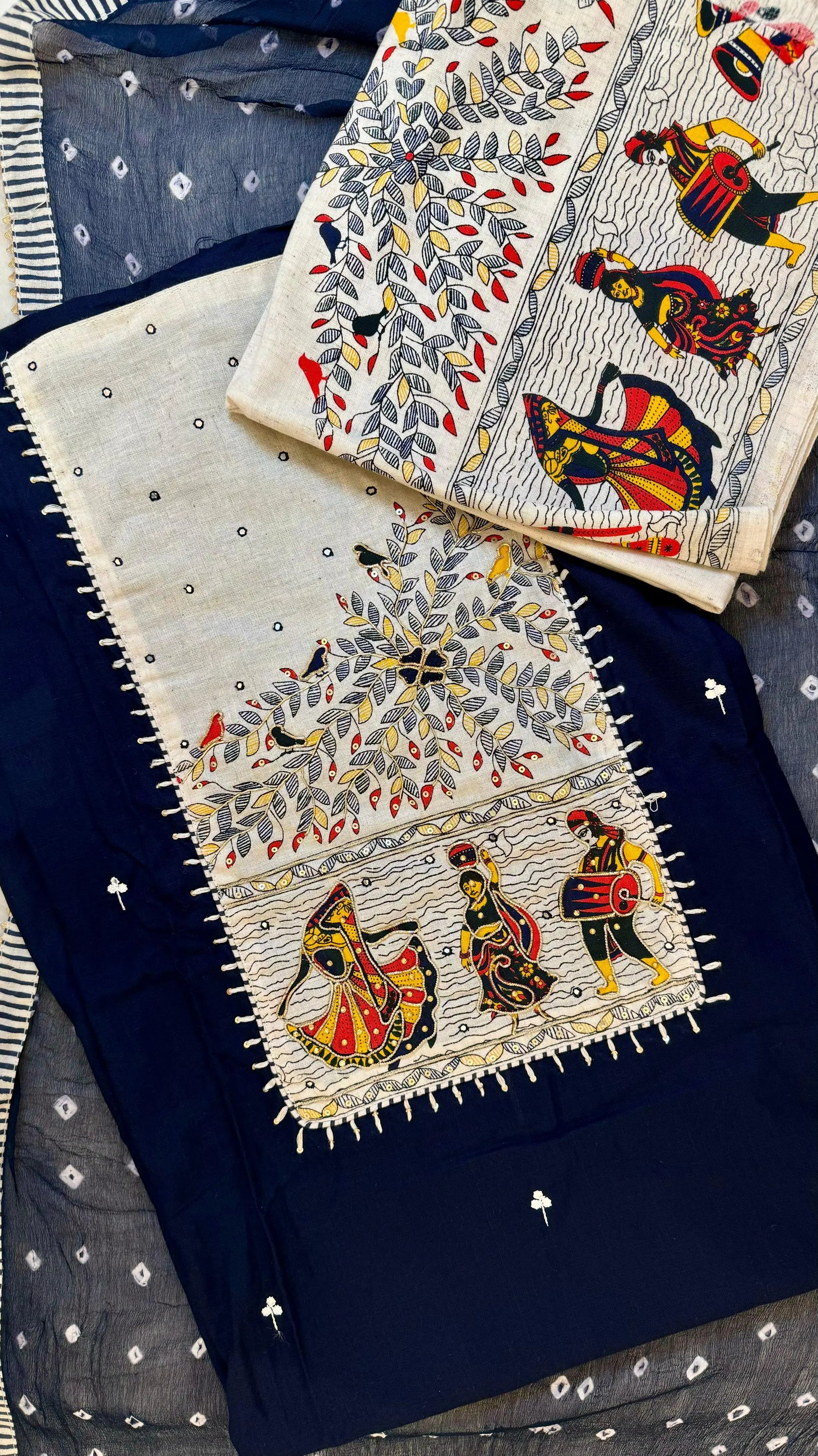 Women Rayon Hand Embroidery Suit Dress Material