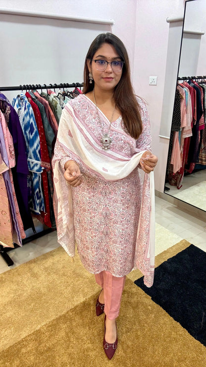 Women Mul Cotton Printed Suit Dress Material