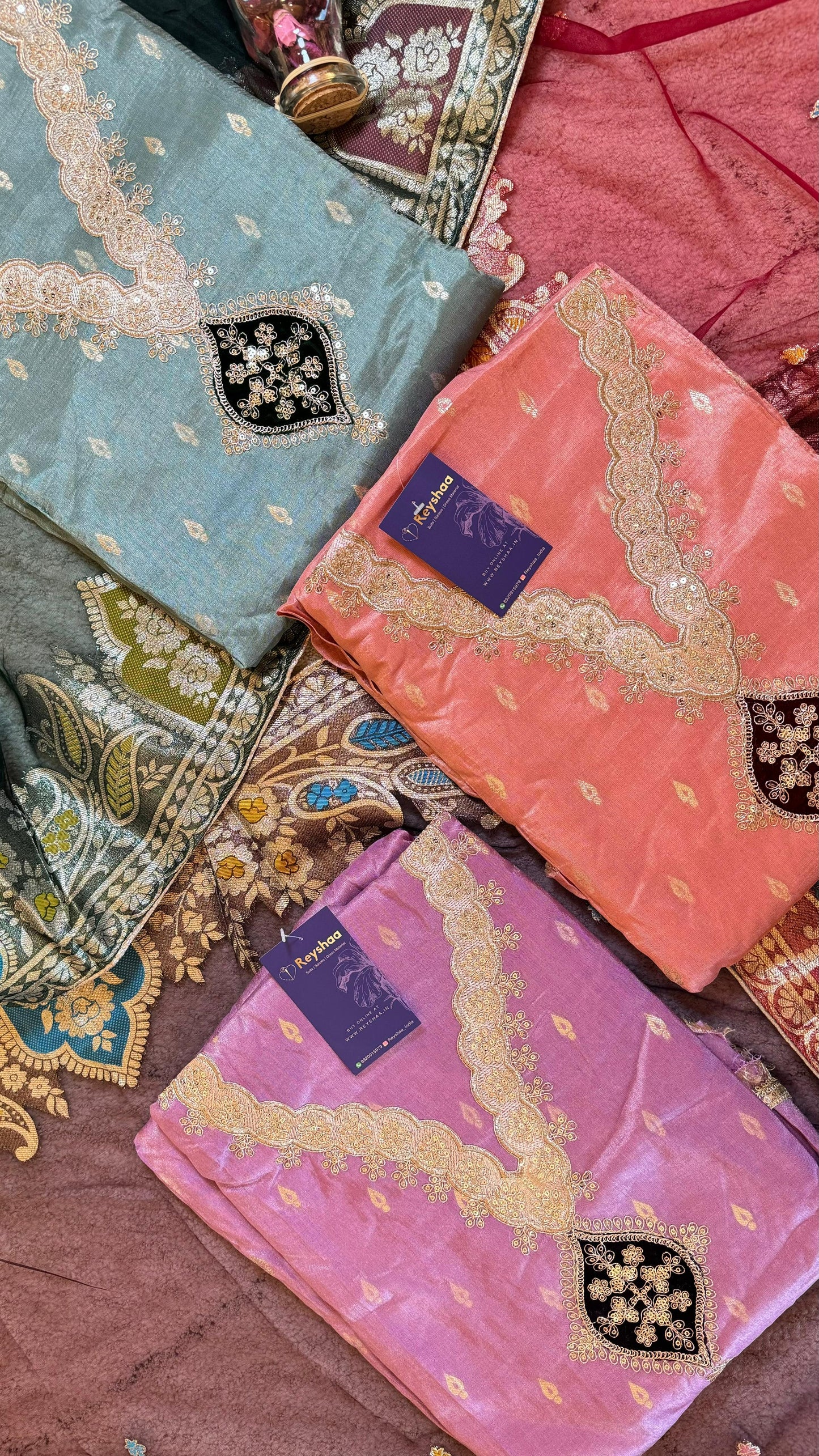 Jacquard Tissue Suit Dress Material