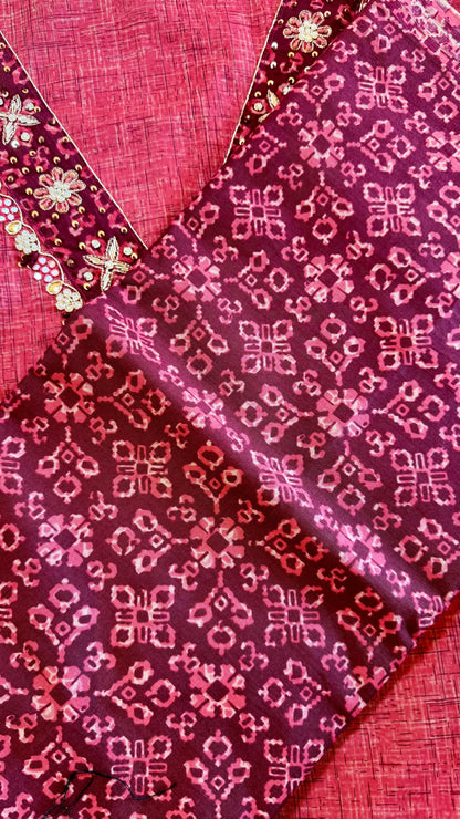 Women Pure Cotton Digital Print Suit Dress Material Reyshaa