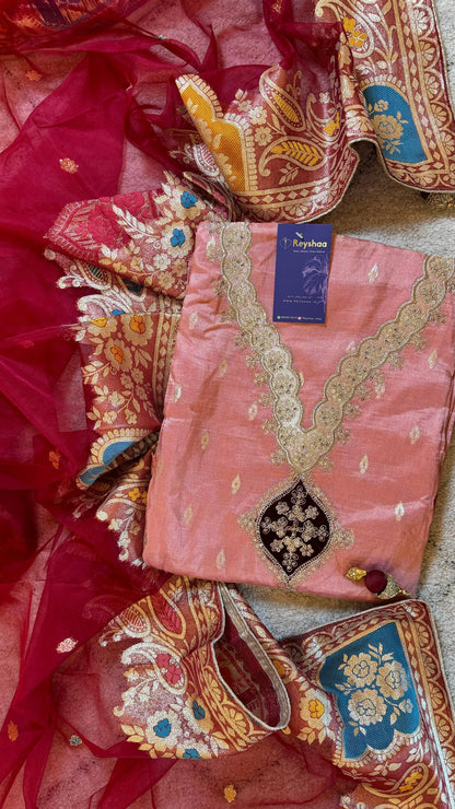 Jacquard Tissue Suit Dress Material