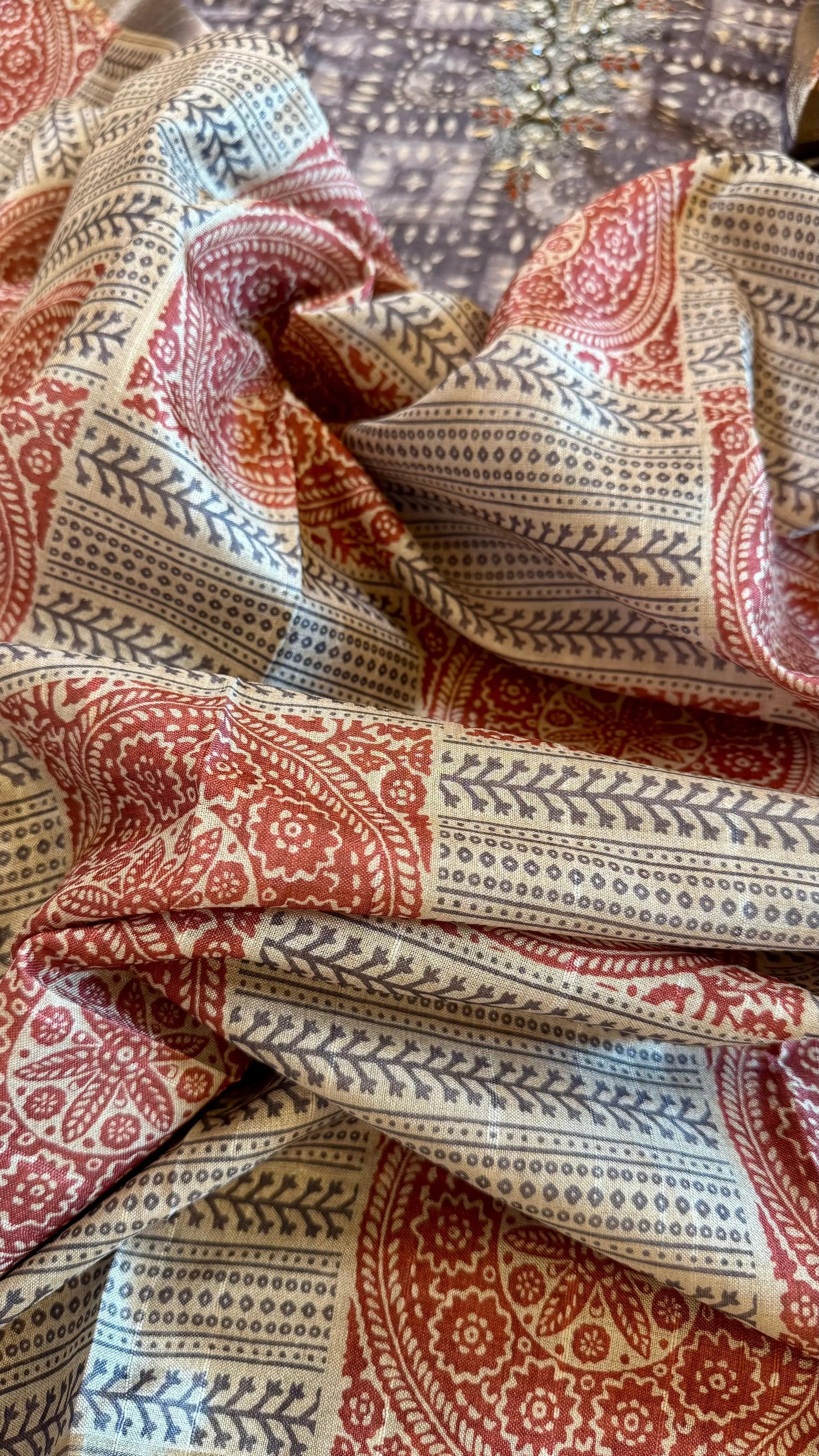 Women Mysore Silk Suit Set With Digital Print Suit Dress Material Reyshaa