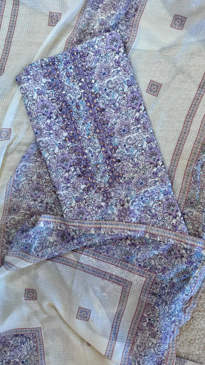 Women Mul Cotton Printed Suit Dress Material