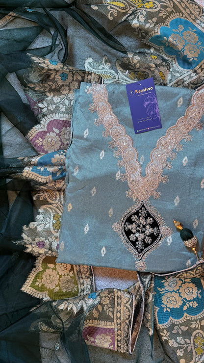 Jacquard Tissue Suit Dress Material