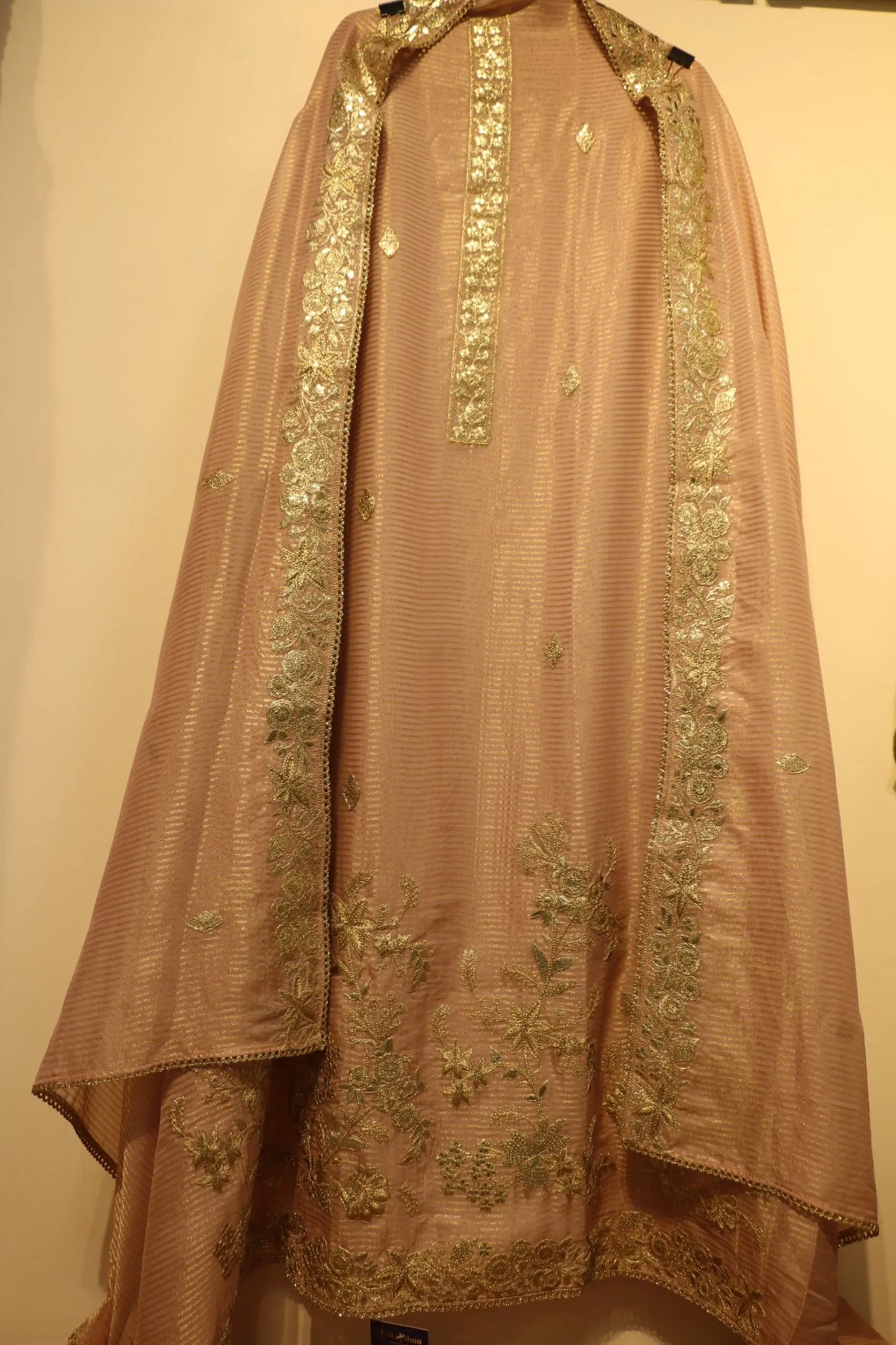 Title: Organza Fabric with Intricate Embroidery Reyshaa