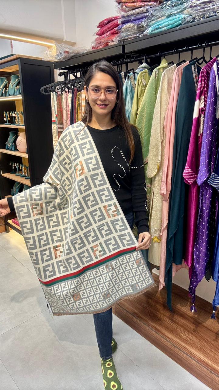 Premium Woolen  Stole S15 (Winter Stole) Reyshaa