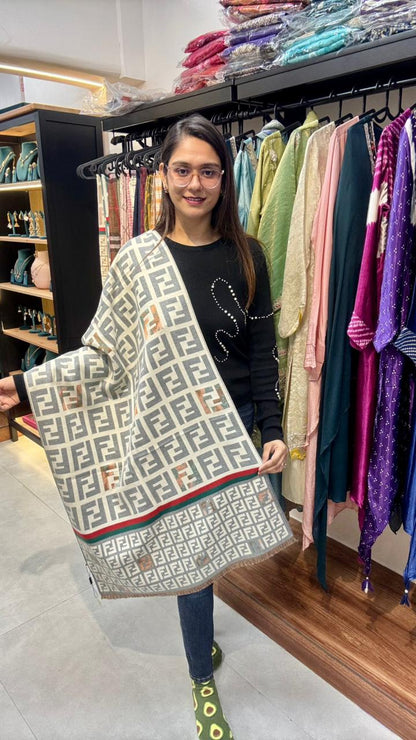 Premium Woolen  Stole S15 (Winter Stole) Reyshaa