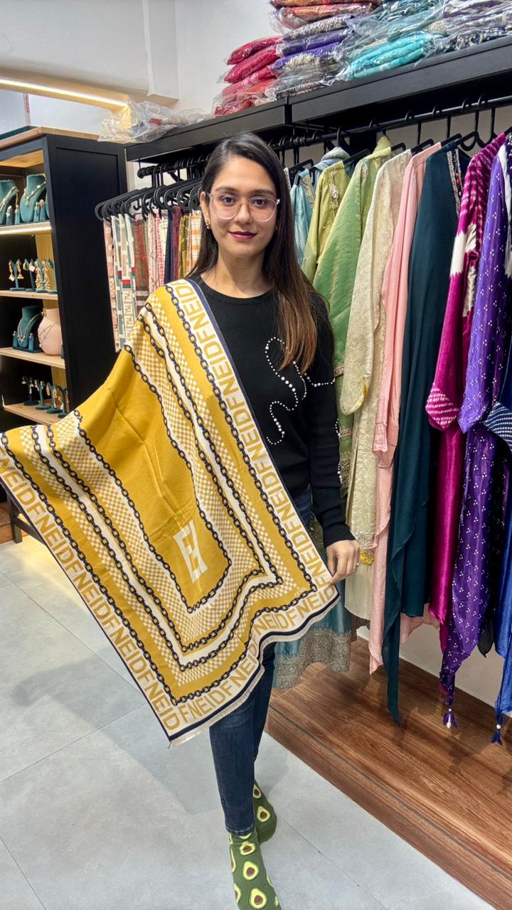 Premium Woolen Stole S09 (Winter Stole) Reyshaa