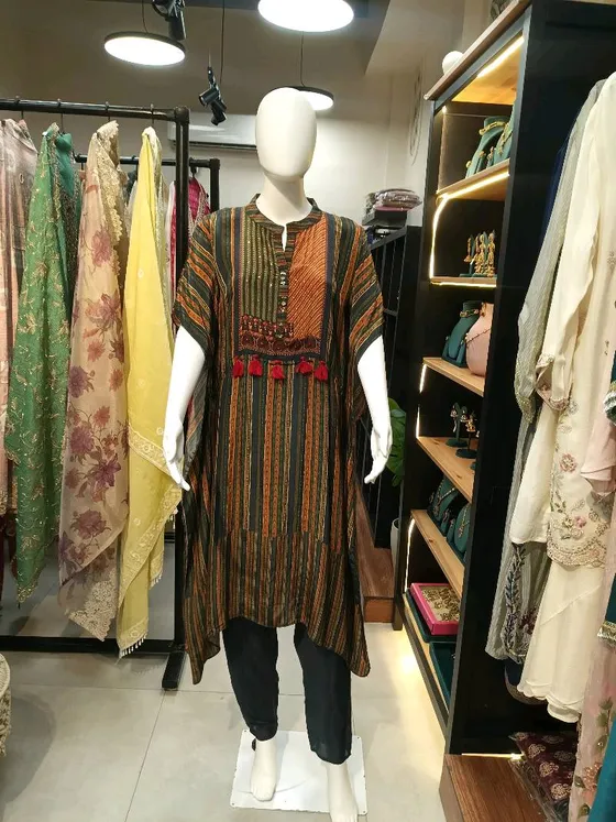 Multicolor Printed Kurta Set (R0147)